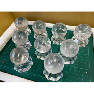 「五行倉庫」（精選）高品質 白水晶球 水晶球 4-6公分 A賣場 淨化 健康 平靜 透度好