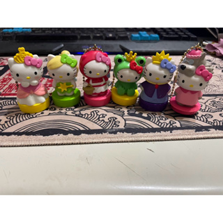 三麗鷗 Hello Kitty印章 夢幻變裝吊飾 無盒子