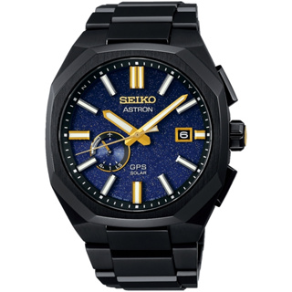 SEIKO 精工 黑標 Astron 太陽能GPS衛星 鈦金屬 腕錶 (3X62-0AD0SD／SSJ021J1)
