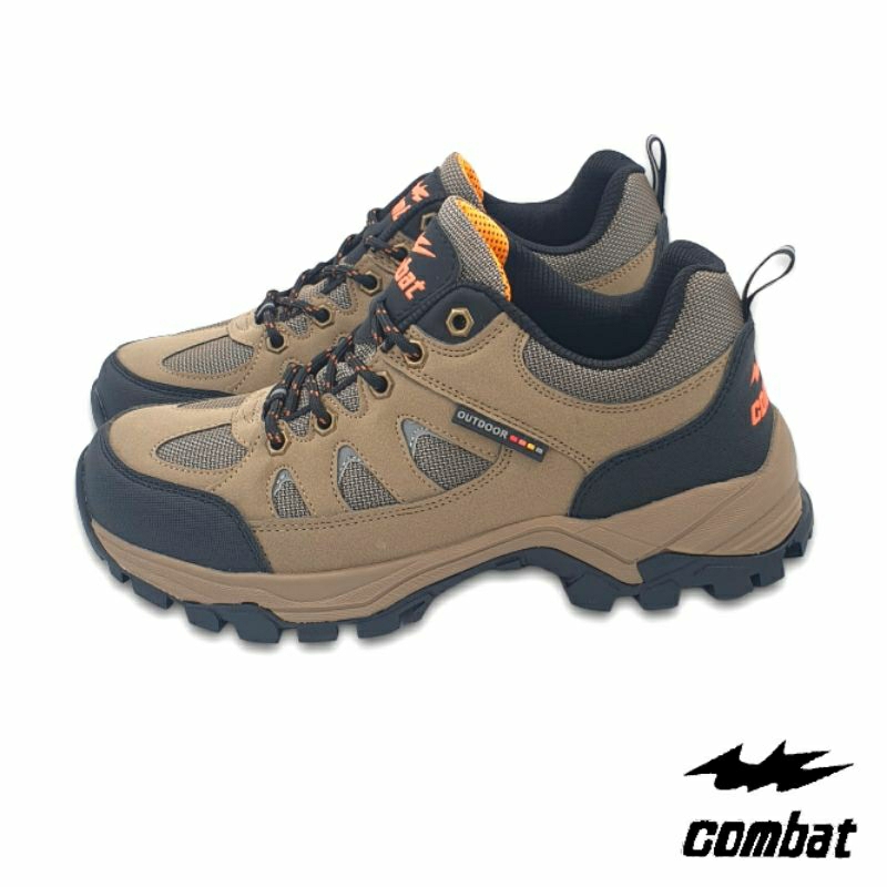 【米蘭鞋都】COMBAT (男) 機能 防潑水 戶外 登山鞋 健行 踏青鞋 透氣 止滑 694 咖色