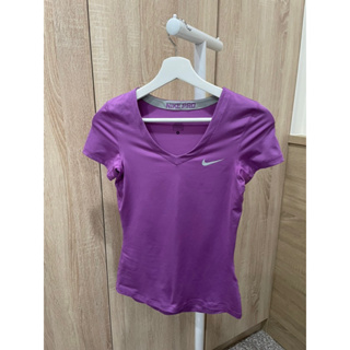 Nike Pro Dri-FIT 紫色修身上衣s
