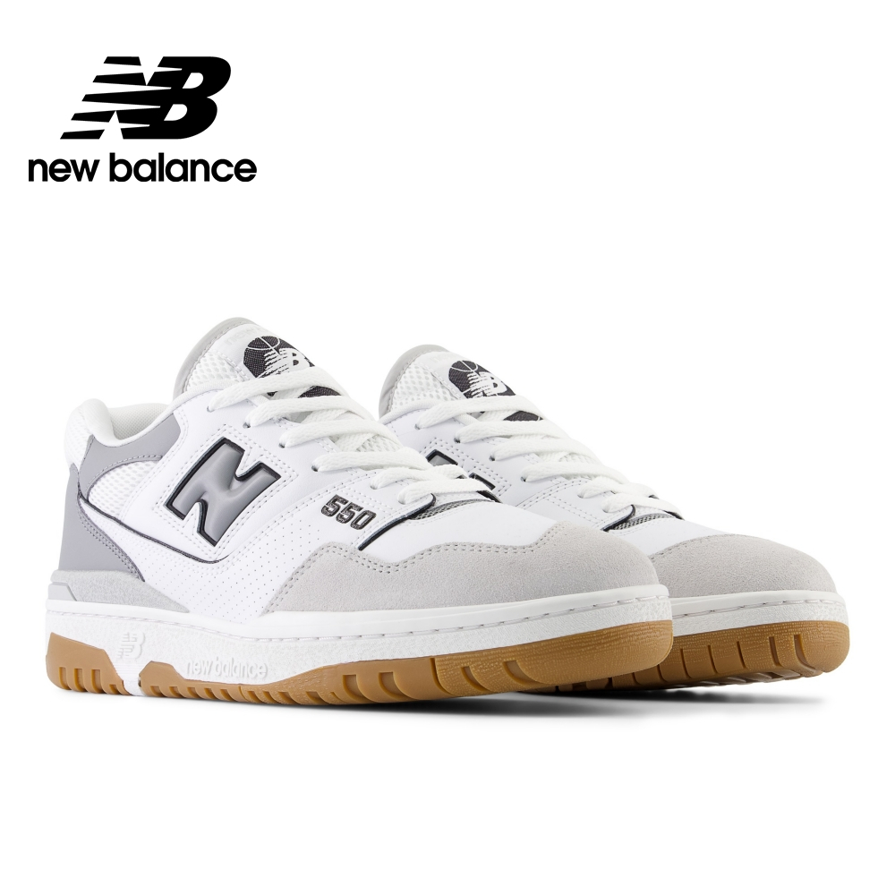 【New Balance】 NB 復古鞋_中性_灰白色_BB550ESC-D楦 550