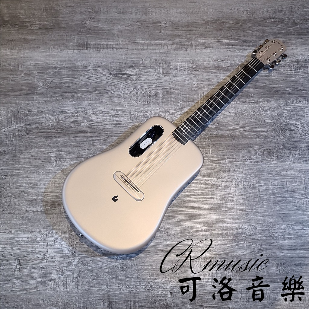 【可洛音樂】正版 LAVA ME 4 智能碳纖維吉他 金色 36吋 買吉他送課程 旅行吉他 官方新竹地區特約經銷