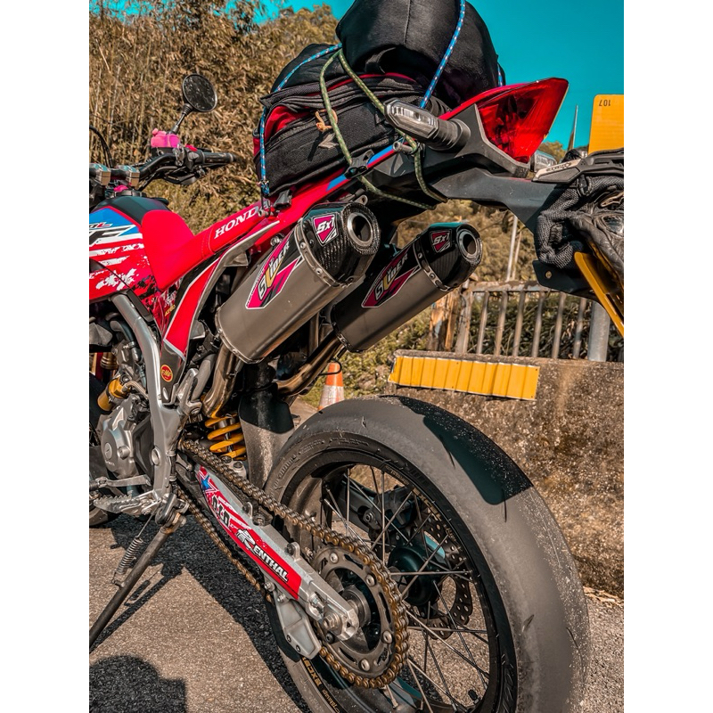 Slider sx1碳纖維雙管 CRF300L / CRF300Rally 皆適用