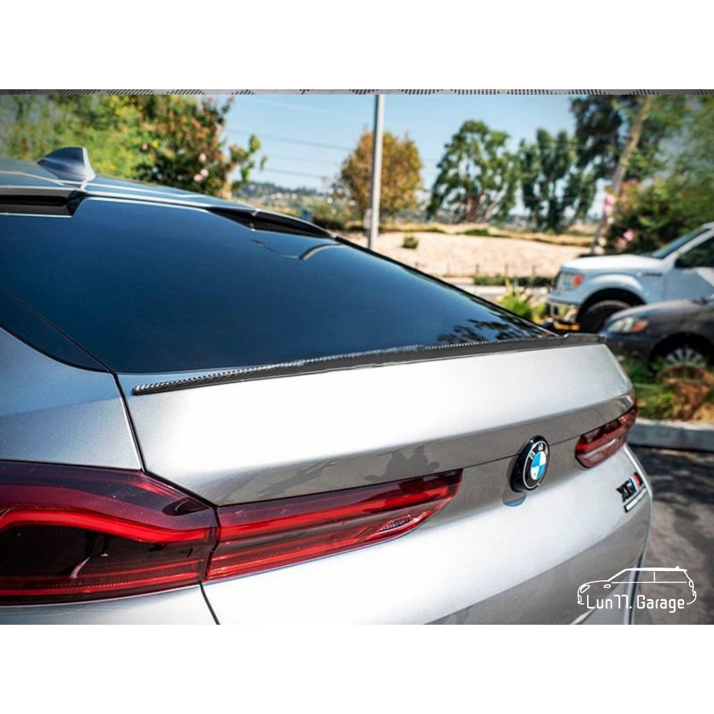 Lun77. 現貨 - BMW X6 40i X6M樣式 乾式碳纖維尾翼 壓尾 改裝 小鴨尾套件 正卡夢 G06 副廠