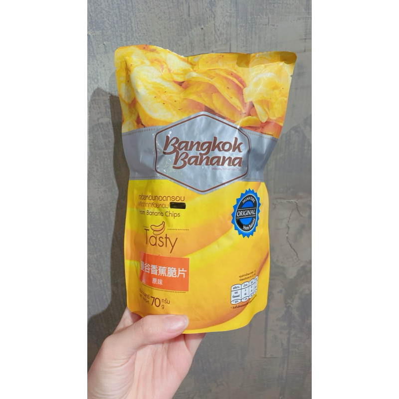 小吃貨進口零食 中科福雅店  曼谷原味香蕉脆片
