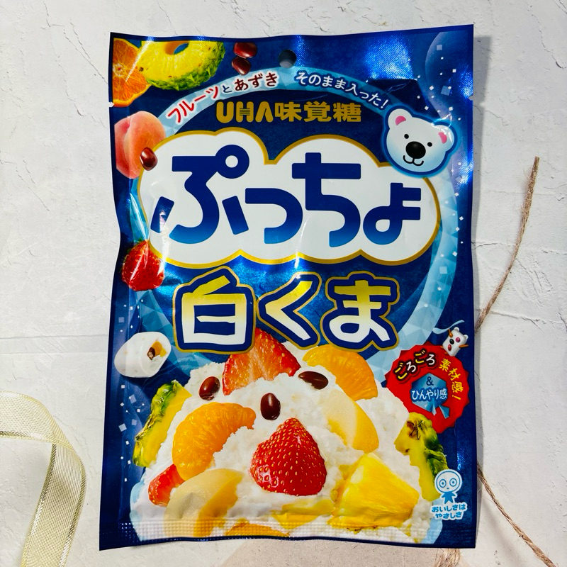 [出清良品］日本  UHA  味覺糖  白熊 冰淇淋布丁風味軟糖83g   ~多款可選（請確認了效期再下單。）