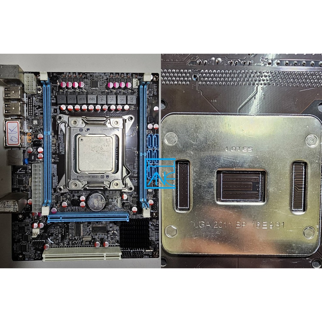 【 大胖電腦 】LOTES X79 LGA 2011 BP 16E9B1 主機板/附CPU/保固30天/直購價800元