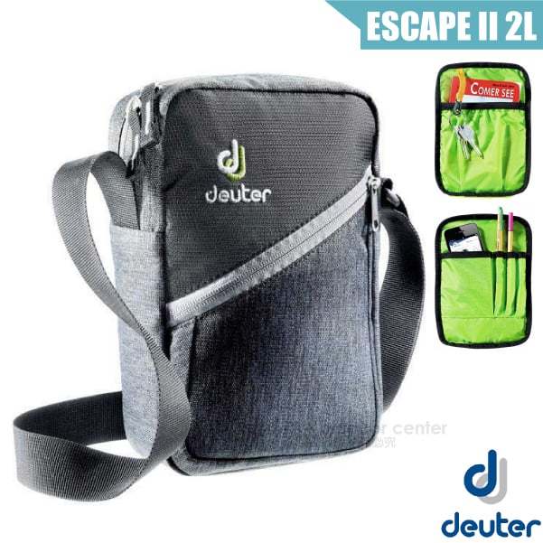 【德國 Deuter】超輕可調式休閒側背包 2L ESCAPE II/貼身斜背包 側背包/登山旅行_4800117