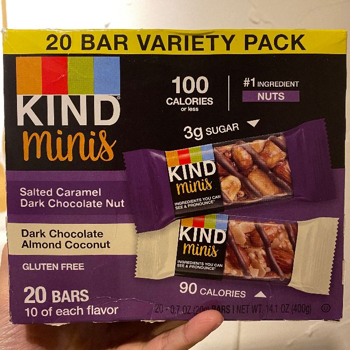 【免運】美國🇺🇸 Kind Bar Minis Chewy Bar堅果棒 巧克力 杏仁棒 隨手包 歐美零食 堅果低卡