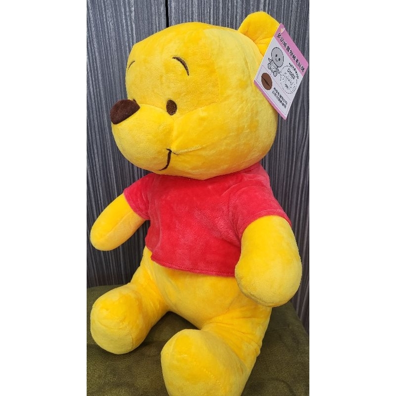 娃娃*維尼熊置物袋*長毛冬季款(限量庫存出清)16吋。維尼熊系列絨布娃娃(正版授權)。維尼熊造型布偶