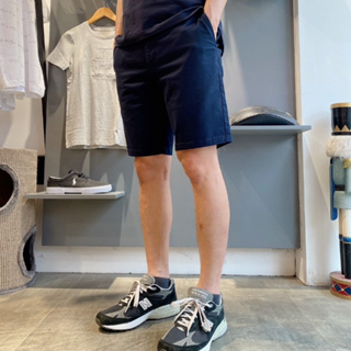 【蟹老闆】Tommy Hilfiger 男短褲 素面工作褲藍
