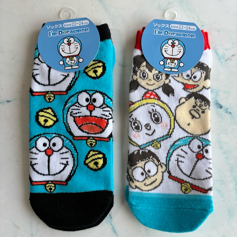 ♜現貨♖ 日本 限定 哆啦A夢 50週年 襪子 短襪 兒童襪子 成人襪 帆船襪 低筒襪 成人