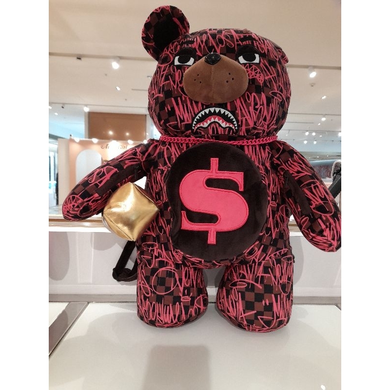 代購  SPRAYGROUND 泰迪熊  後背包  全新台灣公司貨