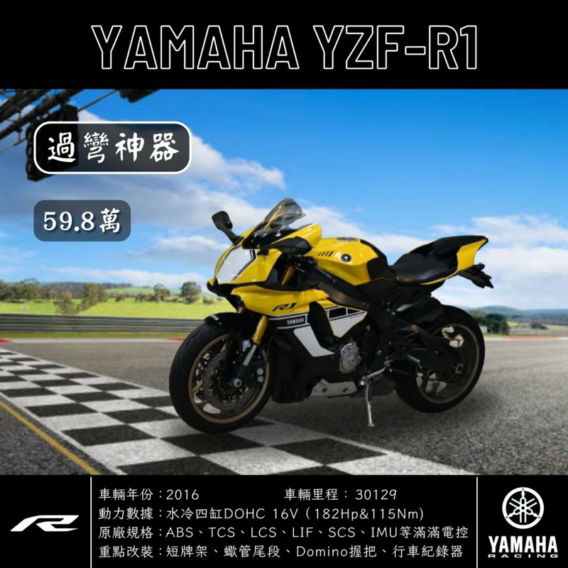 《夢想重車》2016 YAMAHA YZF-R1 60TH