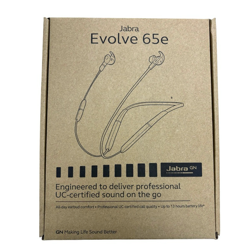 Jabra Evolve 65e MS商務頸掛式無線藍牙耳機麥克風