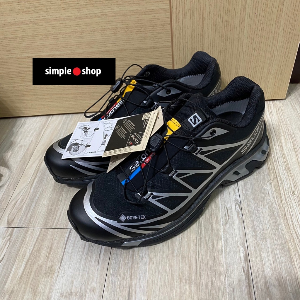 【Simple Shop】現貨 Salomon XT-6 GTX 防水 GORE-TEX 黑銀色 474506 XT6