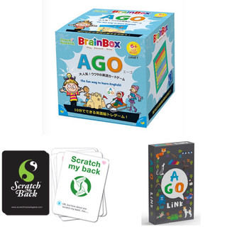 正版盒裝 AGO phonics Brainbox/ AGO Link/ Scratch my back 英語遊戲圖卡