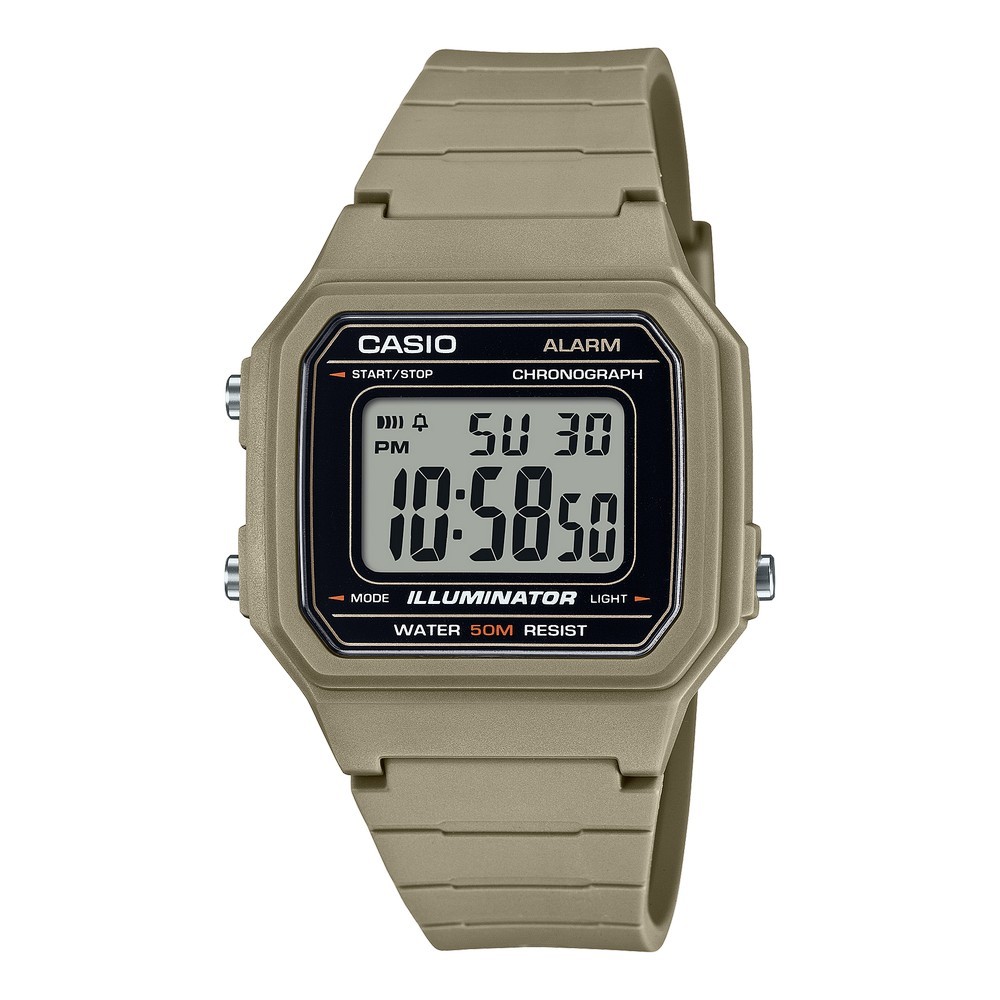 卡西歐 CASIO / W-217H-5A / 數位系列 (附錶盒) 大型顯示 7年電池壽命