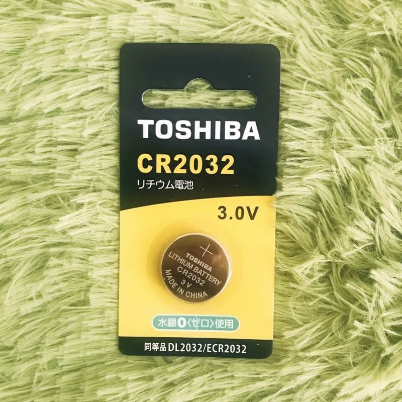 【TOSHIBA 東芝】《CR2032》鈕扣型鋰電池 3.0V  可適用 主機板/遙控器/耳溫槍/手錶/閃光燈