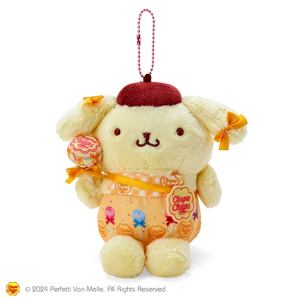 Sanrio 三麗鷗 Chupa Chups 加倍佳系列 造型絨毛吊飾 布丁狗 043508N