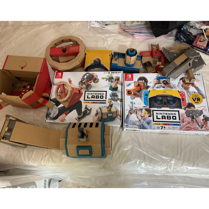 二手 nintendo labo 組合3&amp;4 vr