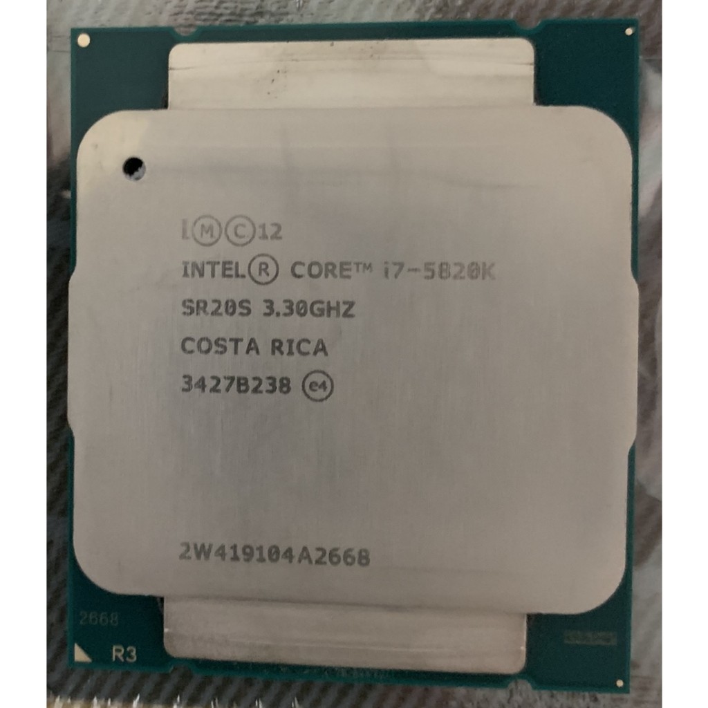 【二手正品保固3年】 Intel Core i7 5820K 六核心 原廠散裝 腳位FCLGA2011-3