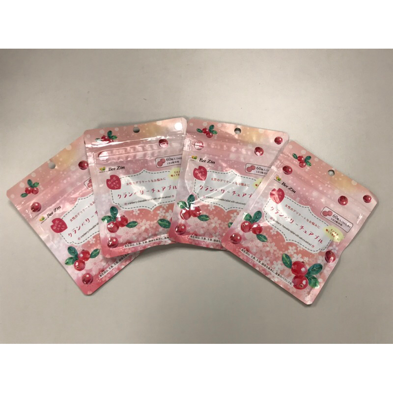 🍀全新未拆封🍀[BeeZin]康萃 蔓越莓+櫻花口含錠(60錠/袋)