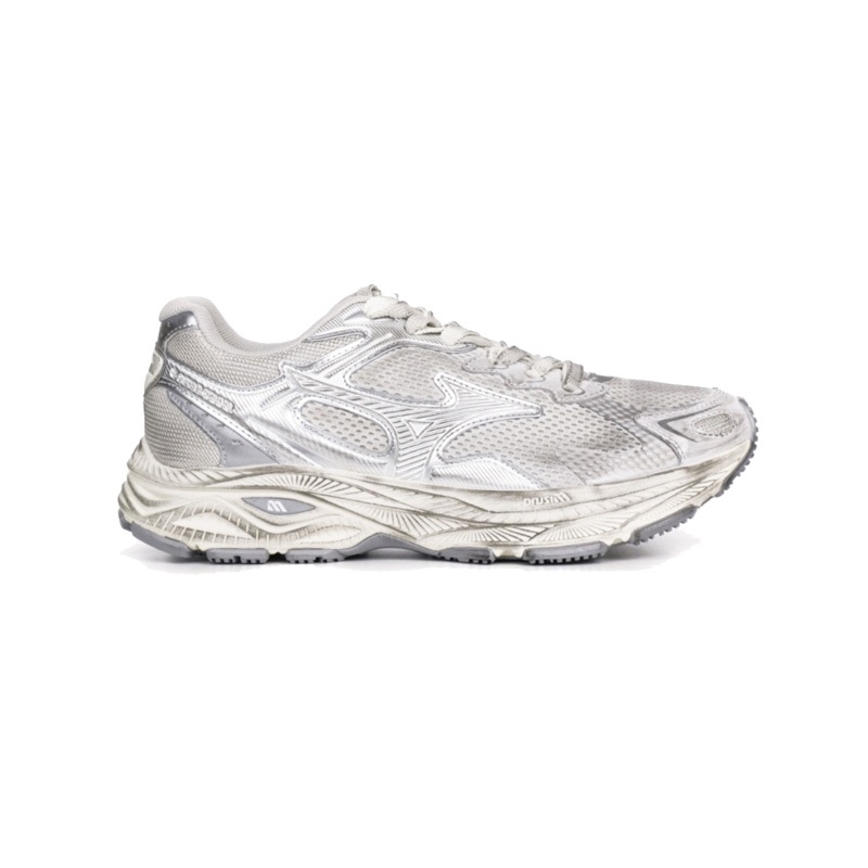 《RexInd.》預購 Mizuno Racer S 復古 做舊 液態銀 灰 白 D1GH223518