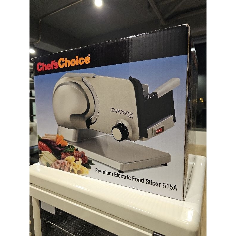 Chef s Choice 615A 專業級食物切片機/電動切肉機 全台最便宜全新未使用 肉品火鍋烤肉燒肉家用 不鏽鋼