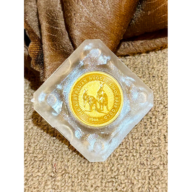 澳洲袋鼠金幣 女王頭金幣1/10盎司 附幣殼（下單前請先確認價格）《鑫宸珠寶》