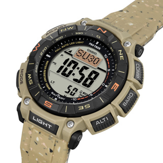 【CASIO】PROTREK PRG-340SC-5 太陽能登山錶系列/51mm/卡其/公司貨【第一鐘錶】