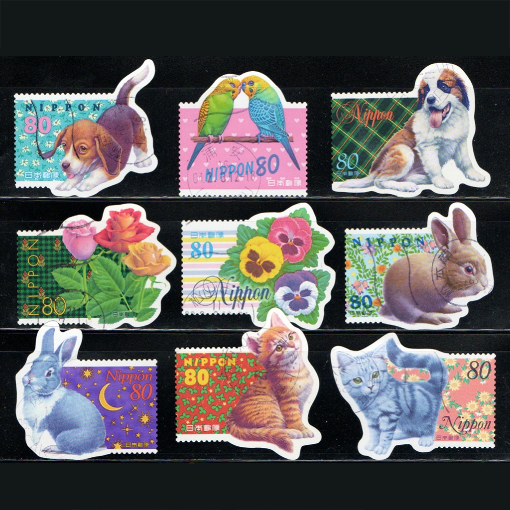 日本郵票🇯🇵 1998-1999年 問候 郵票 銷戳票（已蓋銷使用）