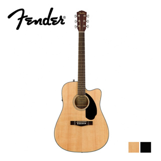 【吉他農夫】Fender CC-60SCE ST NAT BLK 面單電民謠吉他 兩色