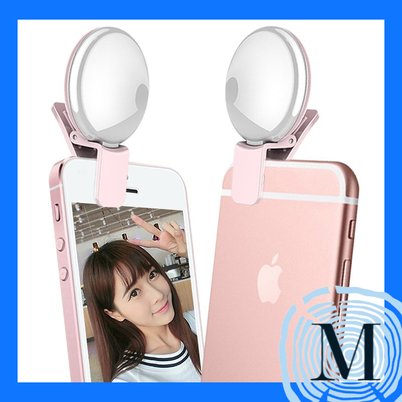 Lampu Selfie LED Light Ring Light Lampu HP Handphone MKG65