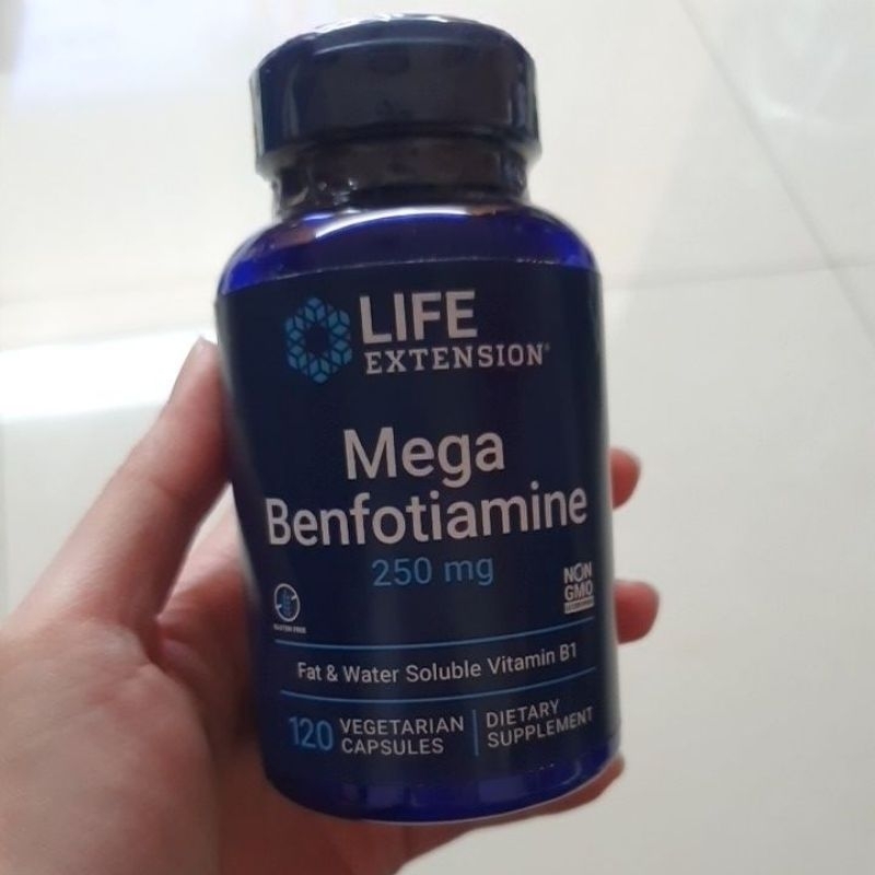 現貨 Life Extension 苯磷硫胺 B1 Mega Benfotiamine 低含量 更靈活