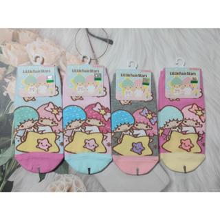 台灣製 Sanrio 三麗鷗 雙星仙子直版襪 兒童短襪 童襪 15-22CM
