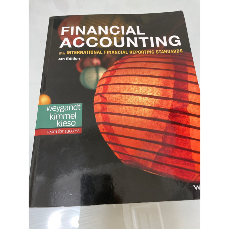 Financial accounting 4th edition 二手 （weygandt kimmel kieso)