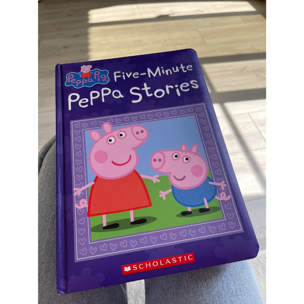 粉紅豬小妹 佩佩豬 Peppa pig Five-minute peppa stories 英文繪本五分鐘睡前故事