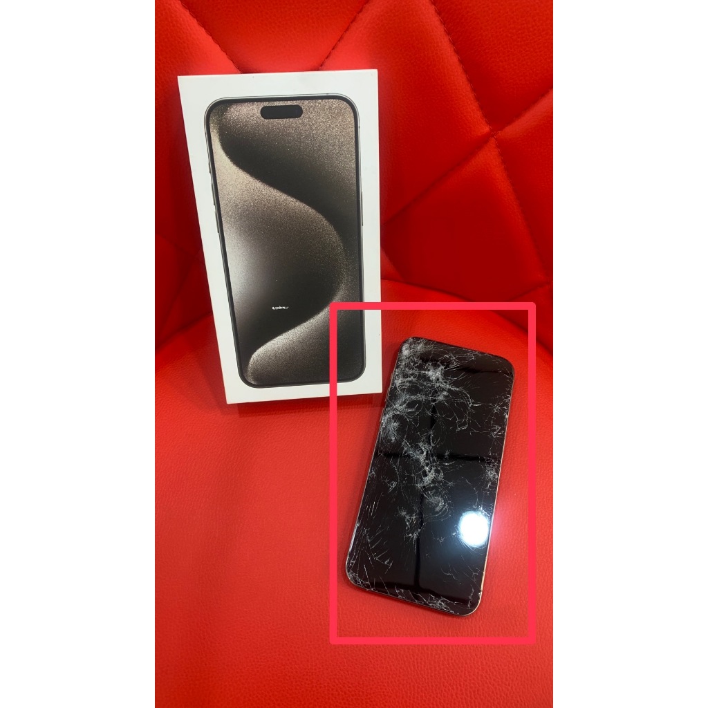 【艾爾巴二手】iPhone 15 Promax 256G (A3106) 原鈦 6.7吋 原鈦#零件機#新竹店J045C