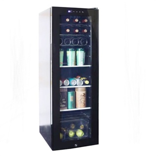 拉普蒂尼 138L冷藏冰箱 透明玻璃門風冷冰吧 酒櫃 冷藏櫃 YS-138風冷