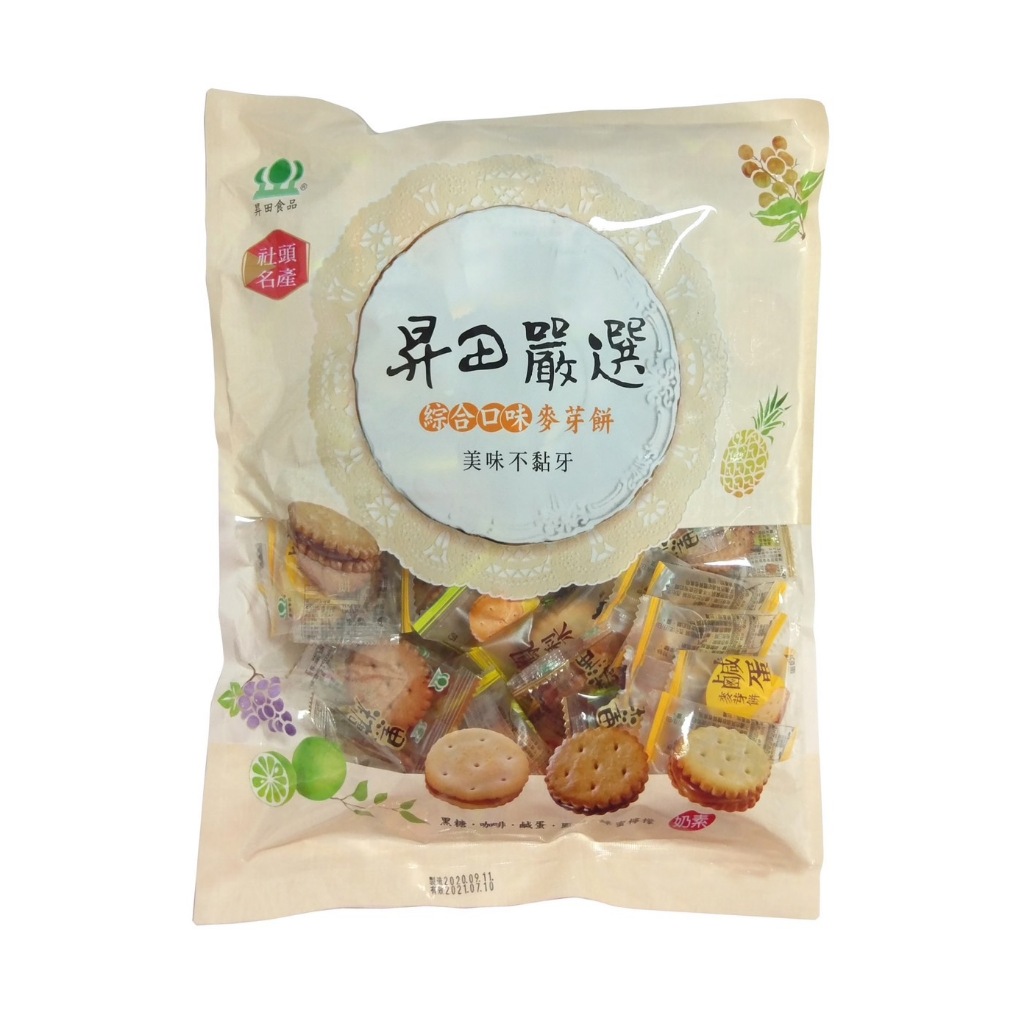 昇田食品︱綜合麥芽餅480克/包 (超值組) 單包組