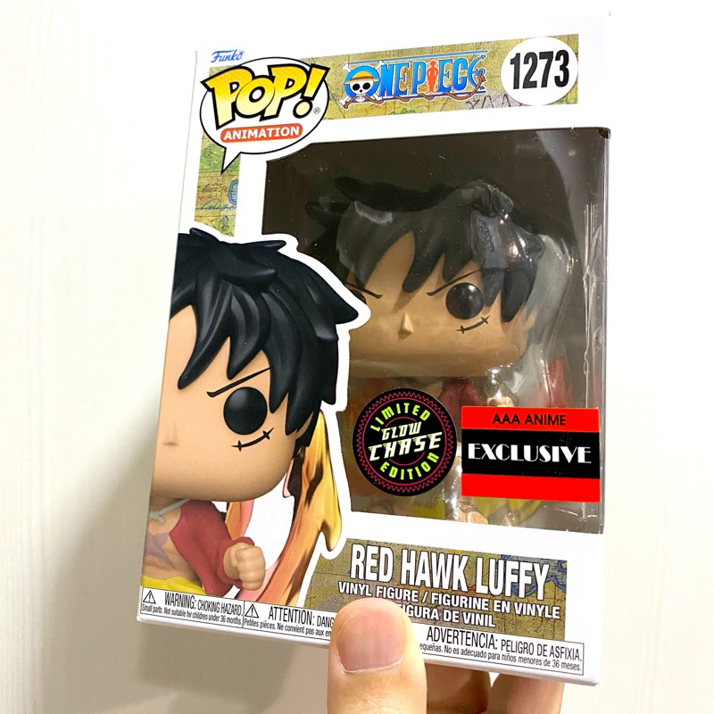 [李大] 正版現貨 Funko POP 海賊王 魯夫 火拳銃 火拳槍 航海王 夜光Chase Luffy #1273