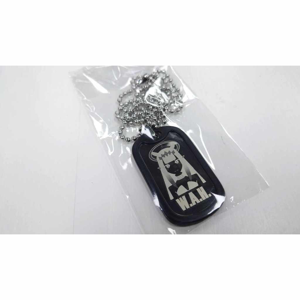 【hololive-EN Ina'】不鏽鋼 兵籍牌 軍牌 狗牌 名牌 Dog Tag 單片吊牌 項鍊 掛牌