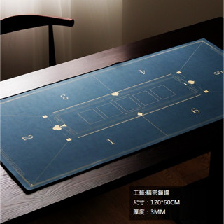 德州撲克桌布 鎖邊防滑籌碼桌墊 撲克牌墊 棋牌室專用 桌遊遊戲橡膠檯布 加厚膠底墊 高質感 桌墊 防滑底面 不掉色 防皺