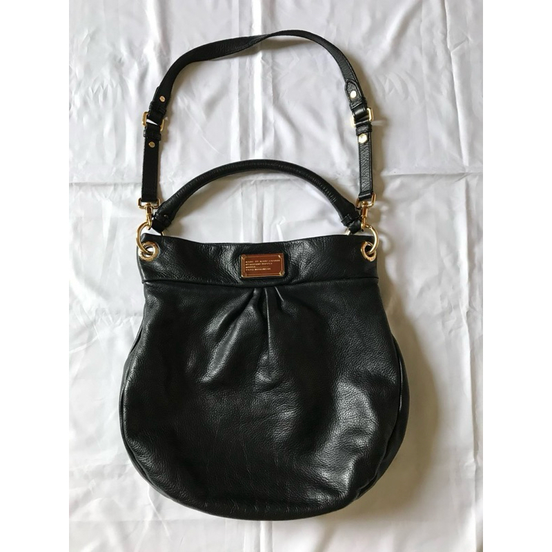 MARC BY MARC JACOBS CLASSIC Q HILLIER HOBO 黑色經典側肩包