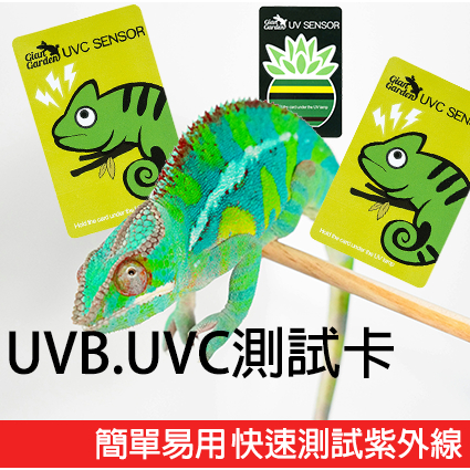 PJ小舖｜UVB UVC紫外線測試卡 檢測卡 爬蟲專用 陸龜 水龜 鬆獅蜥蜴 鬃獅蜥蜴 抗UV測試 UVA