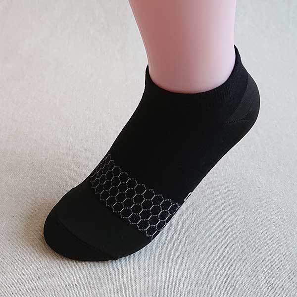 船襪 石墨烯襪子 透氣 襪子 薄款 女生 黑色 台灣製 舒適