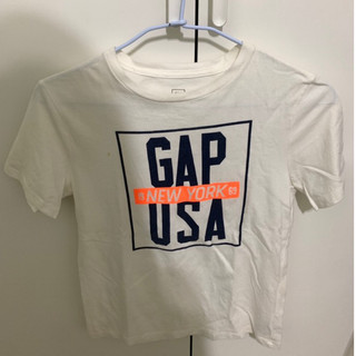gap kids 短袖上衣 男童裝 兒童上衣/白L(10)
