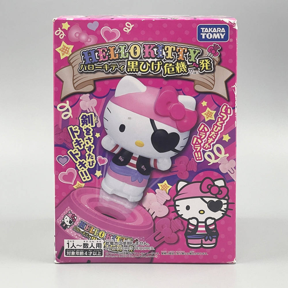 TAKARA TOMY HELLO KITTY 危機一發 海盜桶 趣味桌遊